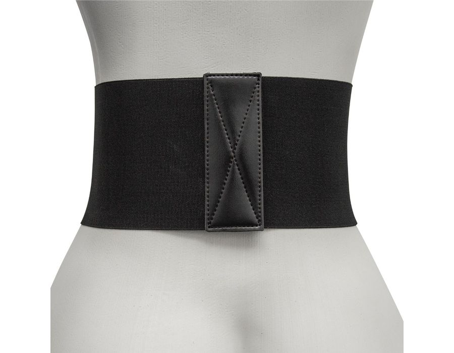 Corset Espartilho Preto com Contornos de Coração