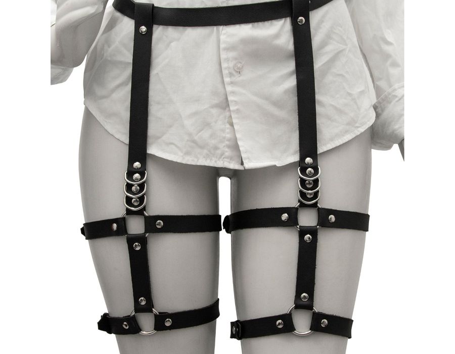 Harness de Coxa e Cintura com Duas Tiras em Cada Perna