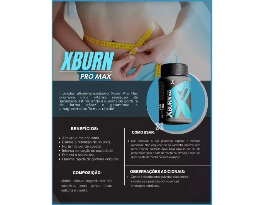 Xburn Pro Max - Inibidor com Ação Termogênica