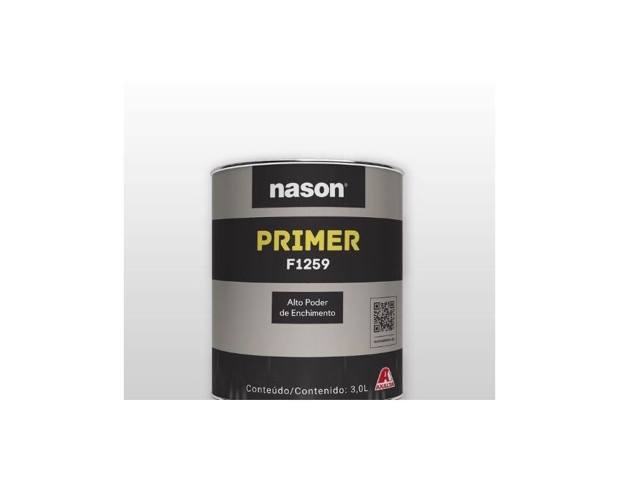 NASON F1259 PRIMER PU CINZA 3L TINTAS PALMARES