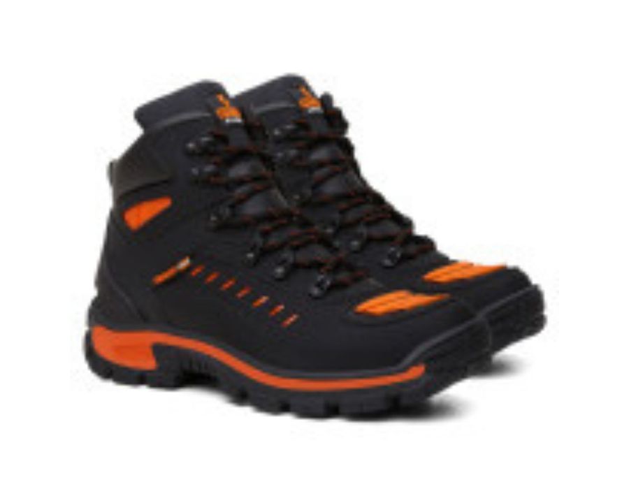 Bota Adventure Motors Preto e Laranja