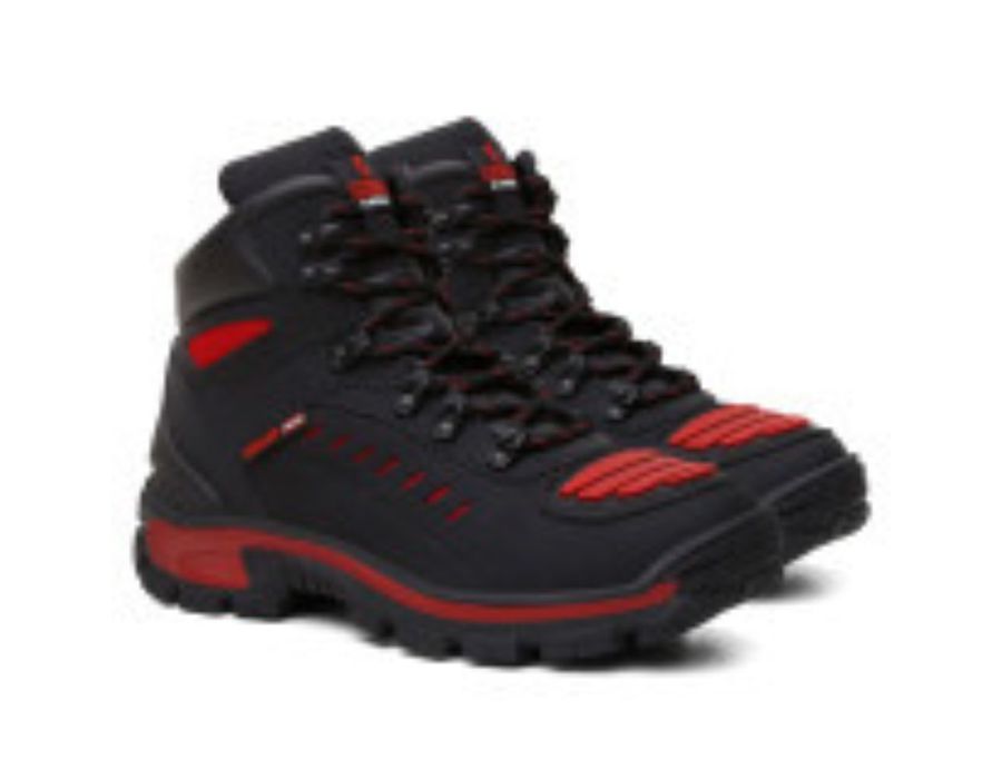 Bota Adventure Motors Preto e Vermelho