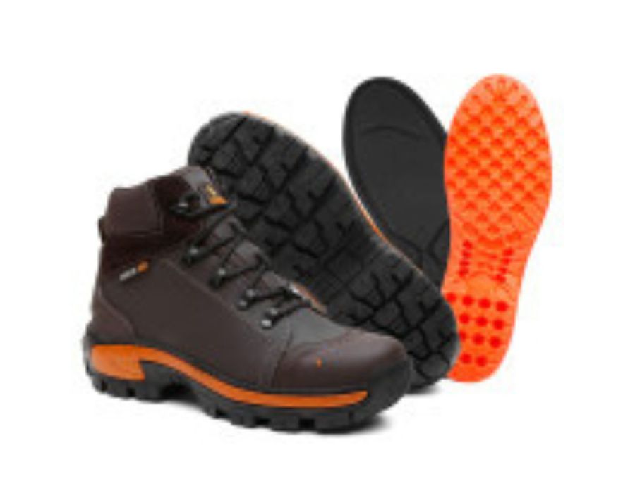 Bota Adventure Atacama Café e Laranja