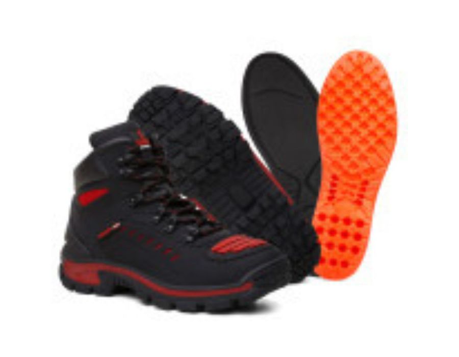 Bota Adventure Motors Preto e Vermelho