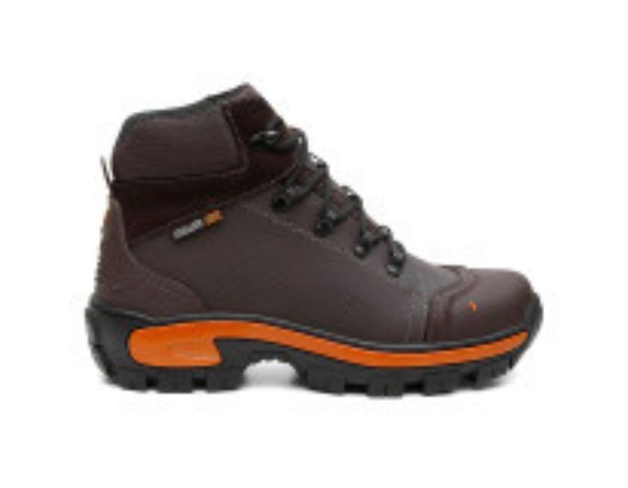 Bota Adventure Atacama Café e Laranja