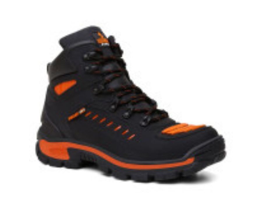 Bota Adventure Motors Preto e Laranja
