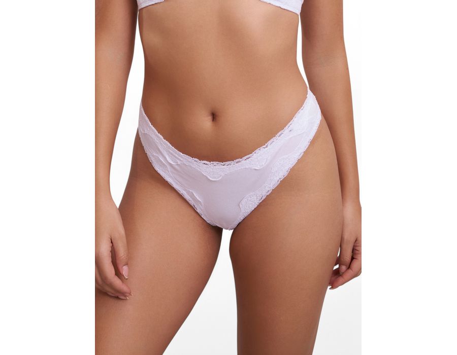 Calcinha Tanga Cavada - Branco
