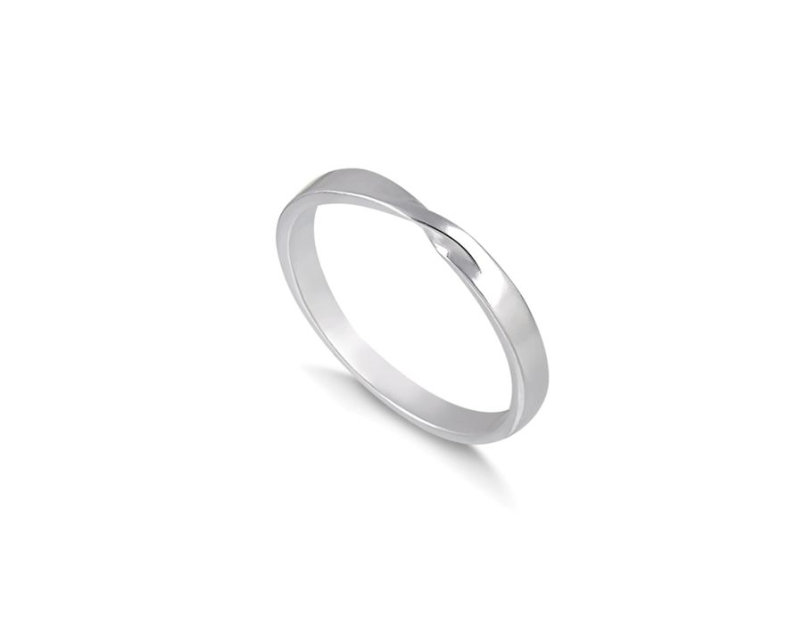 Aliança de Namoro em Prata 925 - Bride 3MM - 1126 - MEDALS STORE