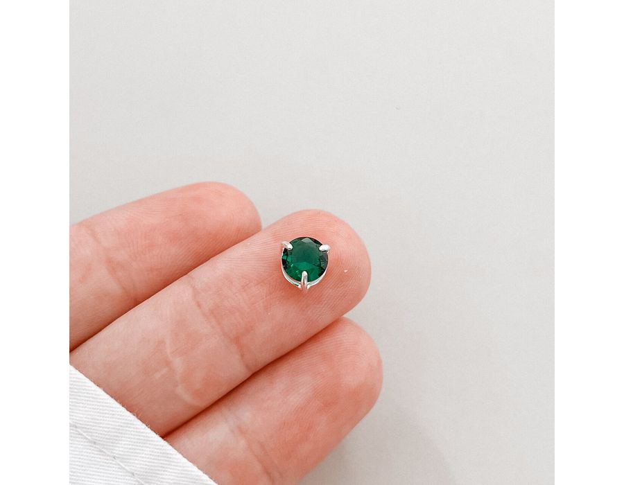 Pingente Galeria Verde 6 mm Prata 925 - 3554 - MEDALS STORE