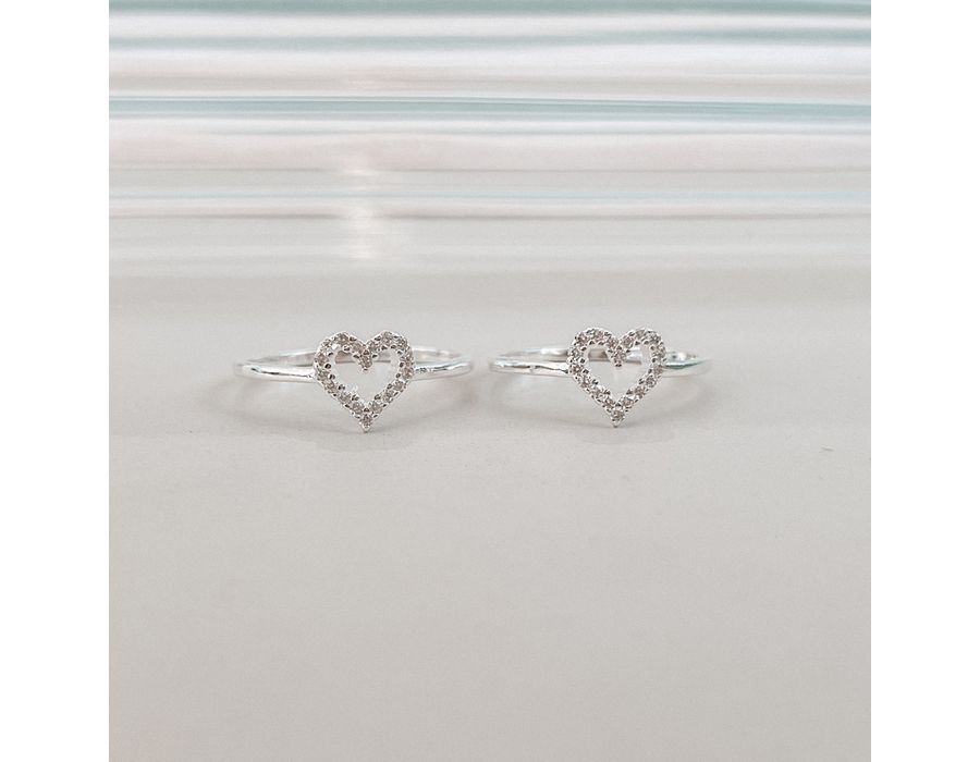 Anel Paixão Cravejado Prata 925 - 8247A - MEDALS