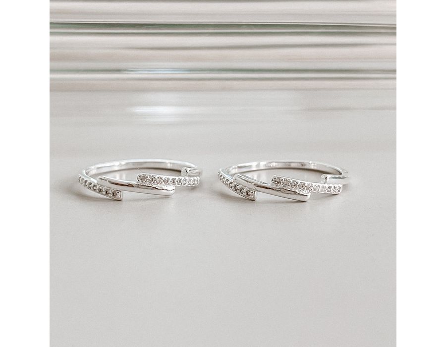 Anel Dri Cravejado Prata 925 - 8242A - MEDALS