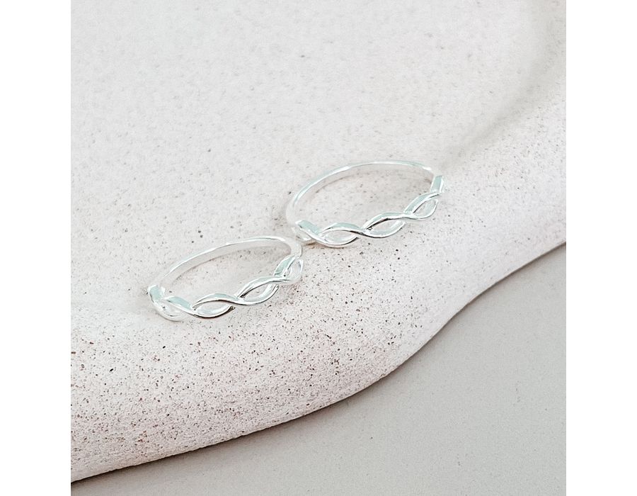 Anel Liso Bela Prata 925 - 8233A - MEDALS