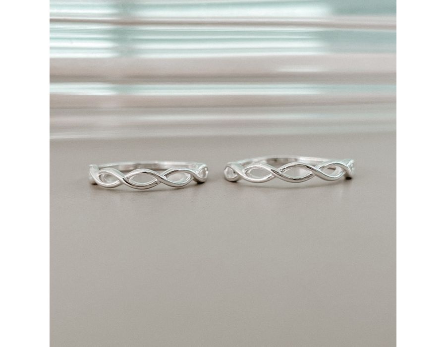 Anel Liso Bela Prata 925 - 8233A - MEDALS