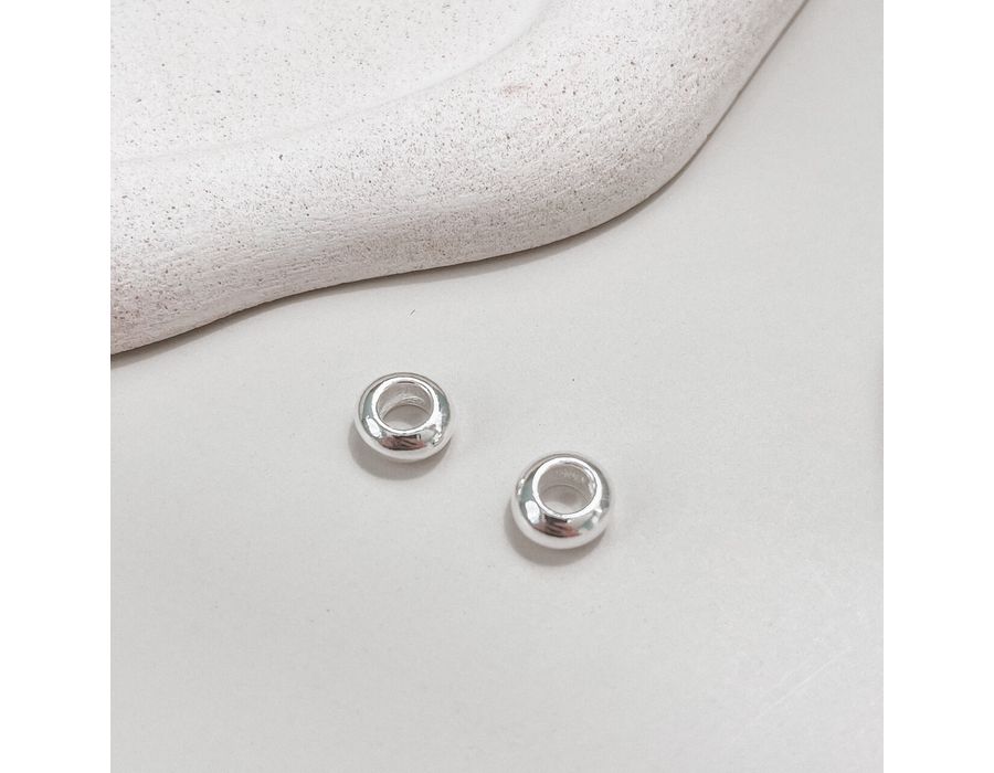 Berloque Separador Liso Prata 925 - 8083 - MEDALS STORE