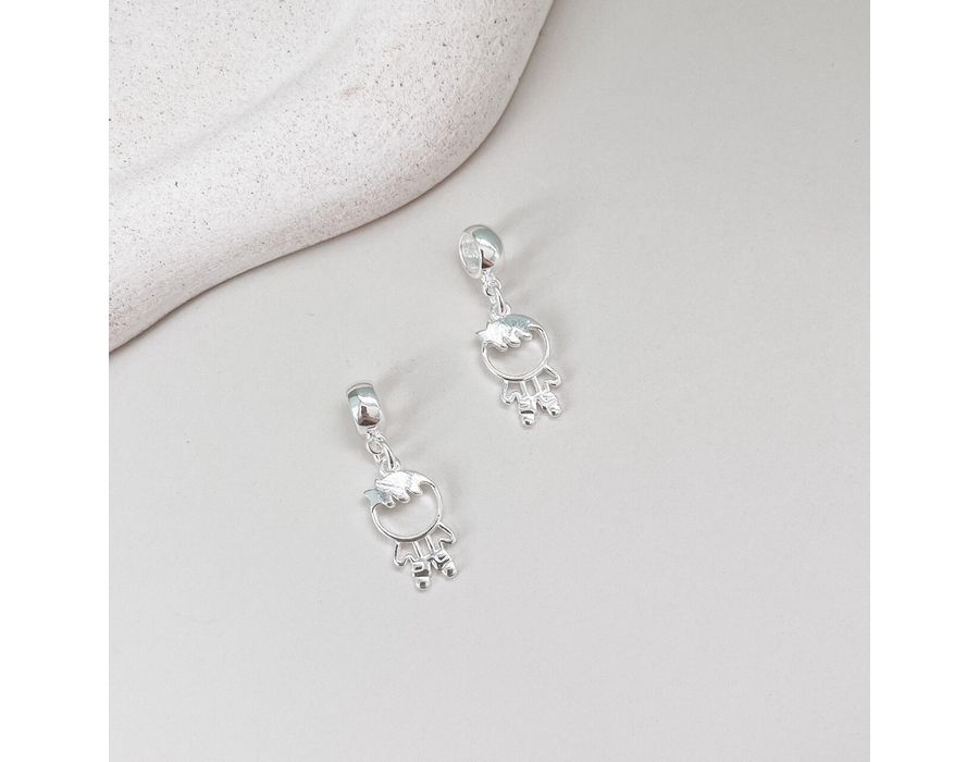 Berloque Menino Shine Prata 925 - 8105 - MEDALS STORE