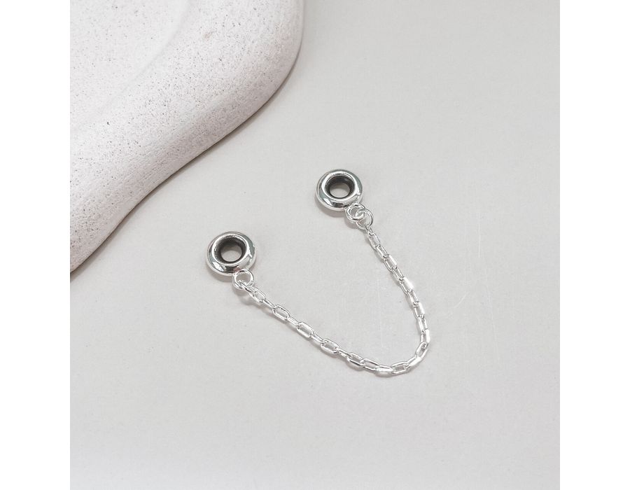 Trava De Segurança Pega Ladrão Prata 925 - 8107 - MEDALS STORE