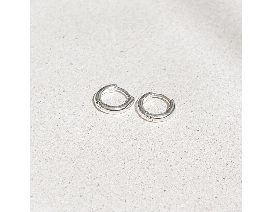 Argola Click Lisa Prata 925 - 8194B - MEDALS