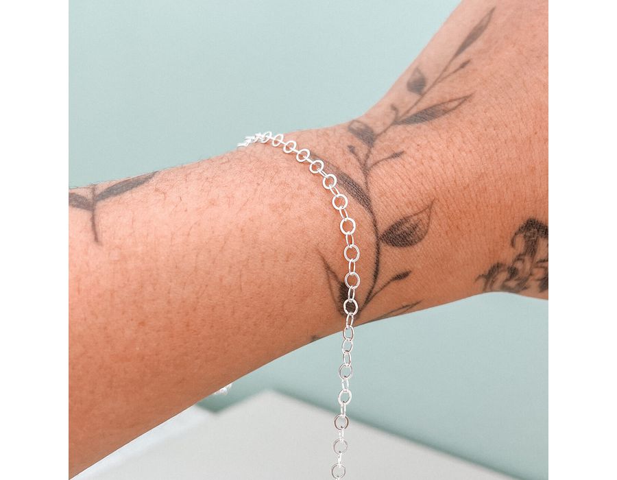 Pulseira Facetada Prata 925 - 8213P - MEDALS