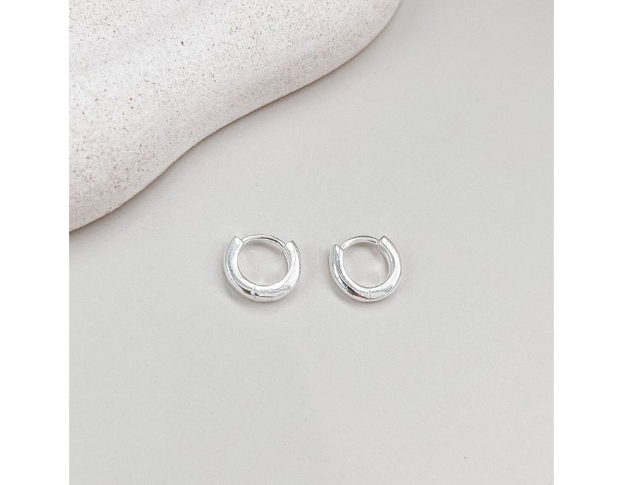 Argola Click Lisa M Prata 925 - 8069 - MEDALS