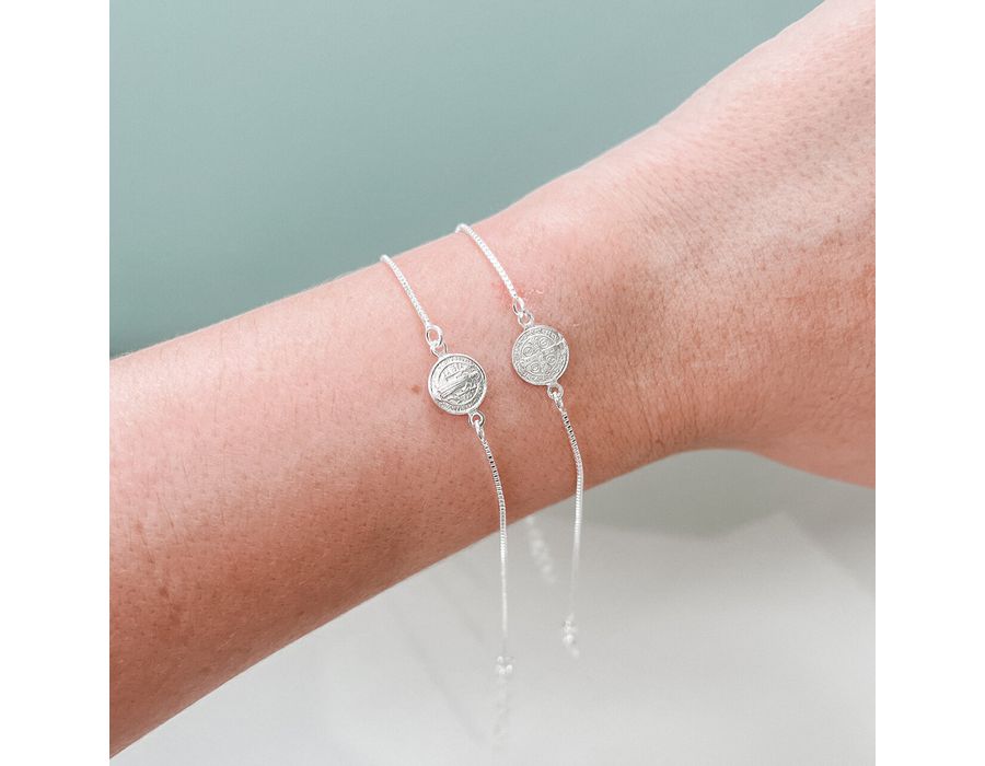 Pulseira São Bento Prata 925 - 8116 - MEDALS STORE