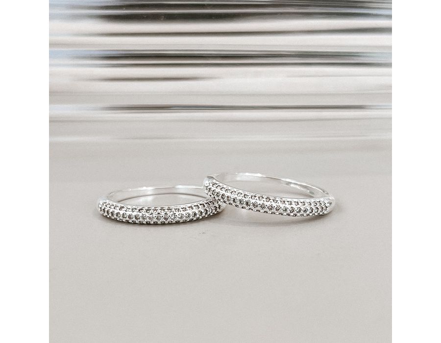 Anel Aparador Liz Prata 925 - 8555 - MEDALS