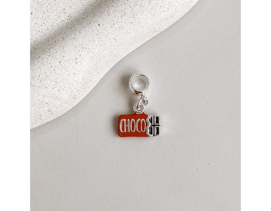 Berloque Chocolate Prata 925 - 8289 - MEDALS