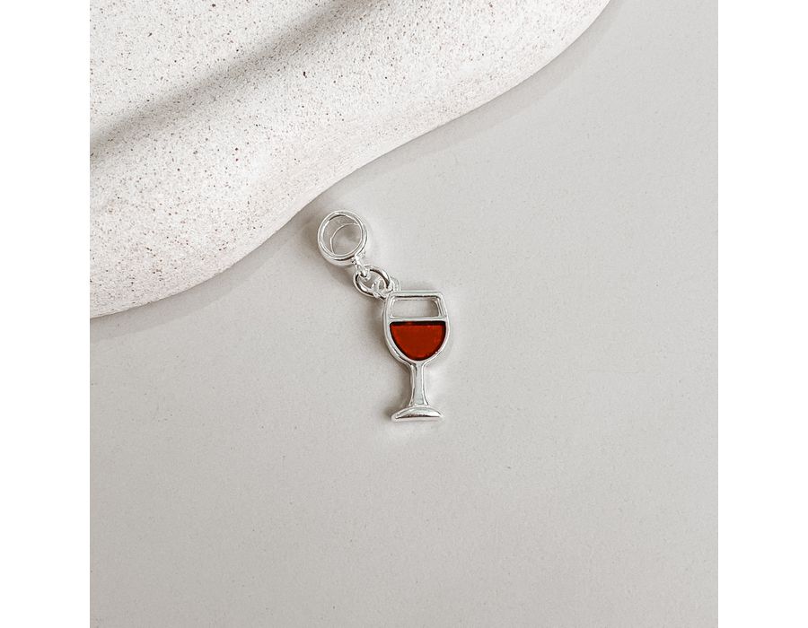 Berloque Taça De Vinho Prata 925 - 8253 - MEDALS
