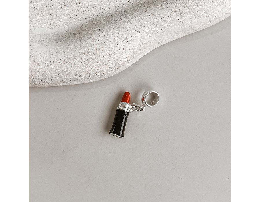 Berloque Batom Medio Prata 925 - 8287 - MEDALS