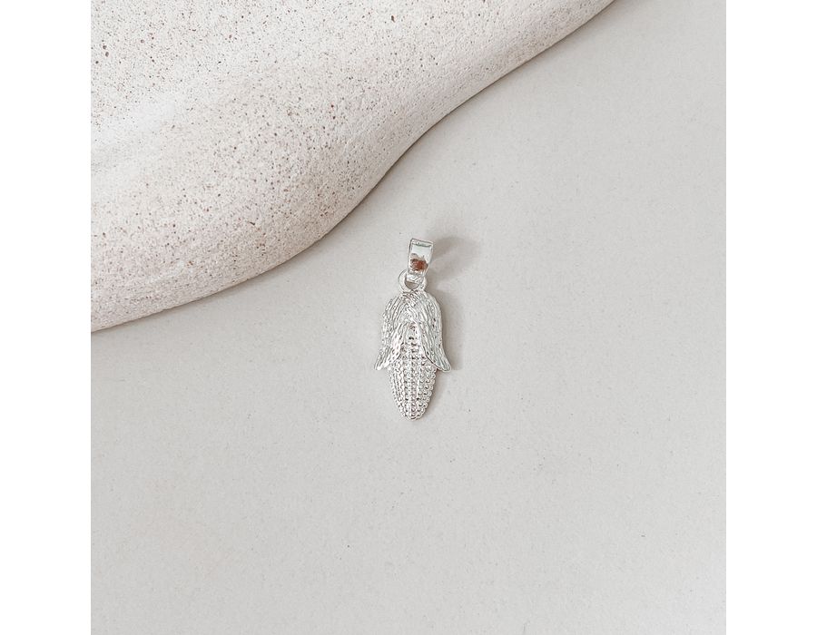 Pingente Espiga De Milho Prata 925 - 8531 - MEDALS