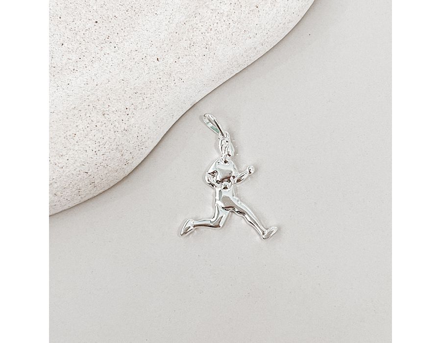 Pingente Corredor Prata 925 - 8534 - MEDALS