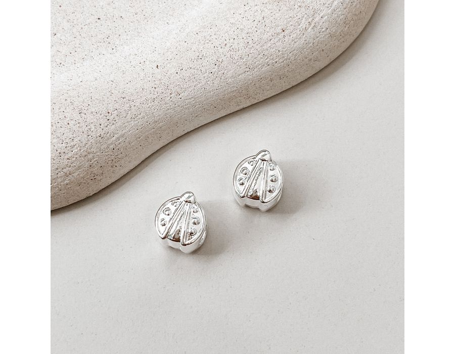 Berloque Separador Joaninha Prata 925 - 8592 - MEDALS