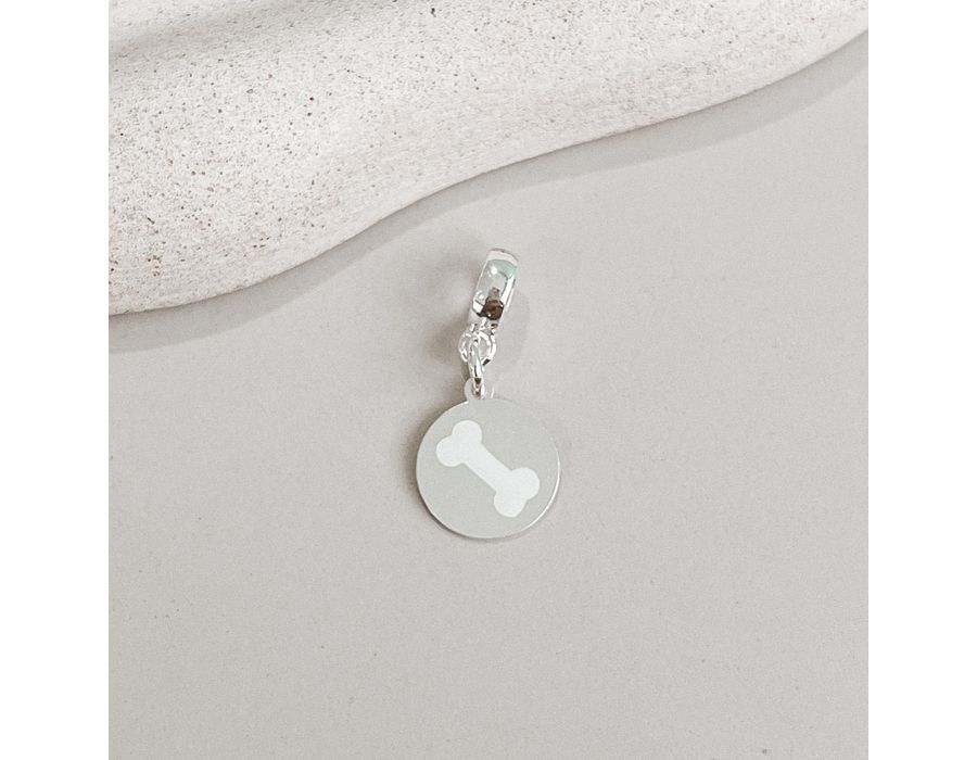 Berloque Ossinho Branco Prata 925 - 8256 - MEDALS