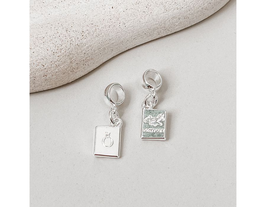 Berloque Passaporte Prata 925 - 8645 - MEDALS