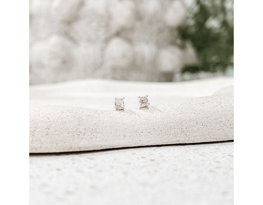 Brinco Pingo de Luz Prata 925 - 8675 - MEDALS