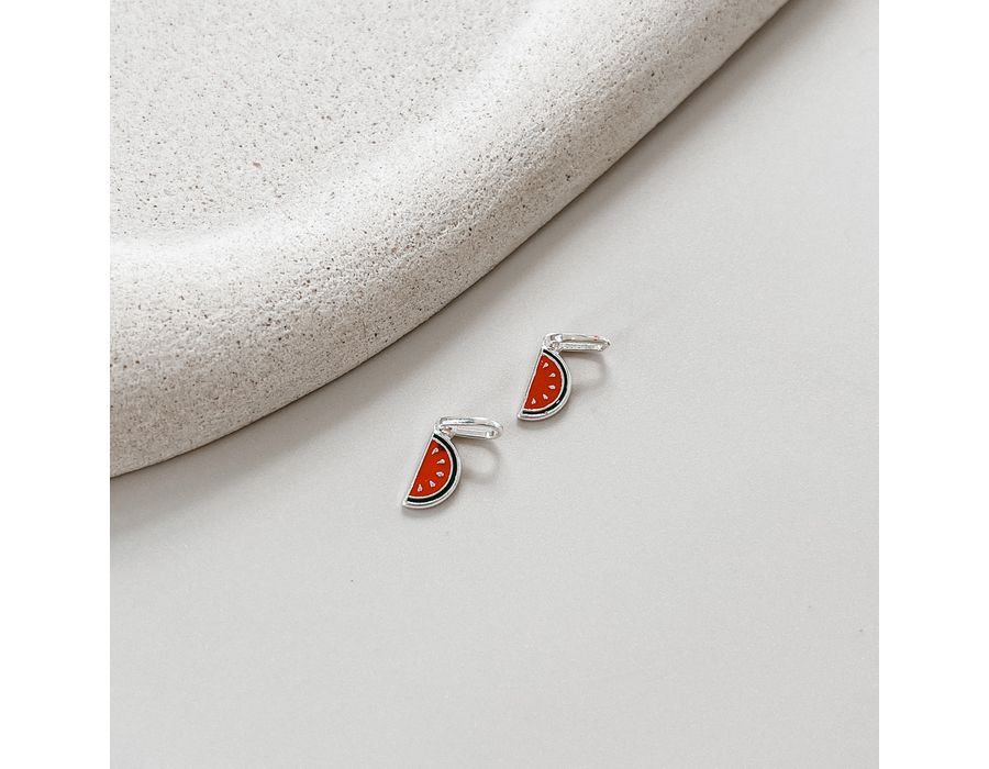 Pingente Melancia Prata 925 - 8695 - MEDALS