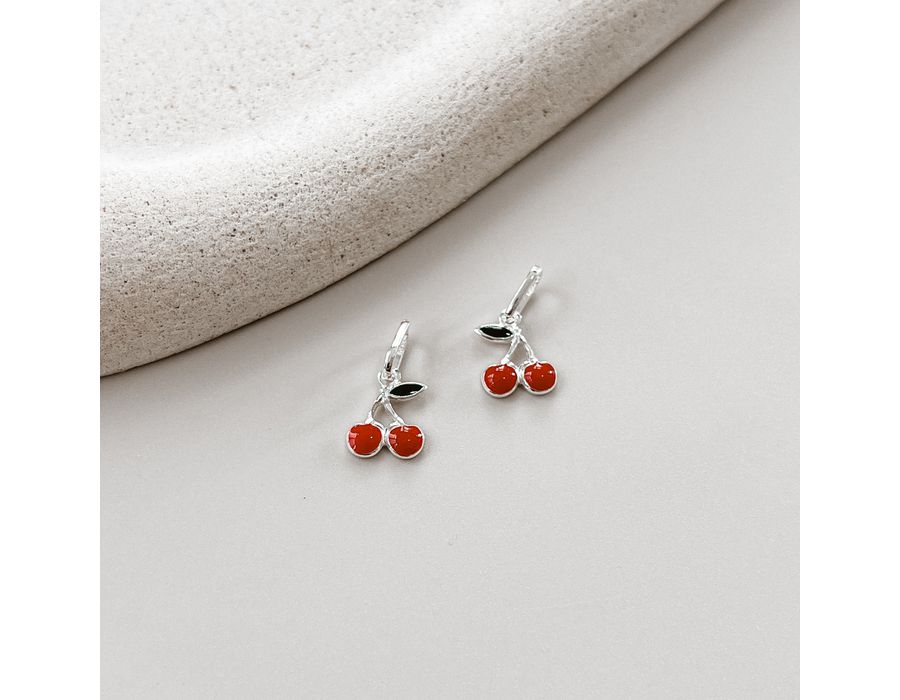 Pingente Cereja Prata 925 - 8687 - MEDALS