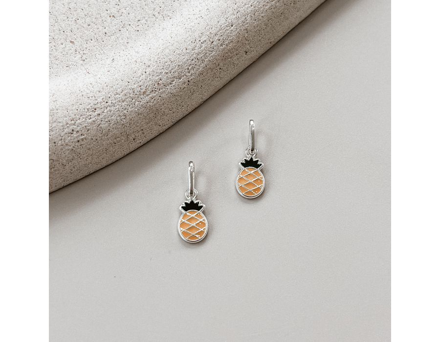 Pingente Abacaxi Prata 925 - 8690 - MEDALS