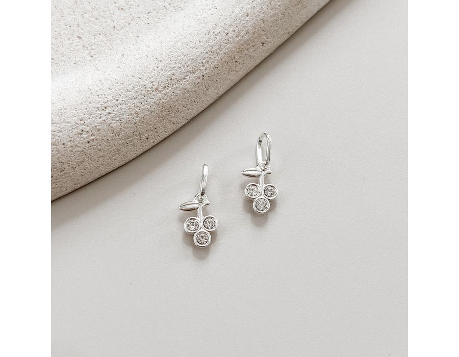 Pingente Pedrinhas de zirconia Prata 925 - 8692 - MEDALS