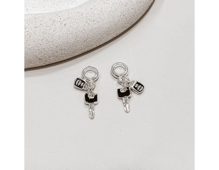 Berloque Chave Prata 925 - 9008 - MEDALS