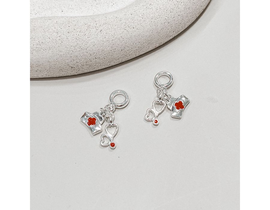 Berloque Enfermagem Prata 925 - 9011 - MEDALS