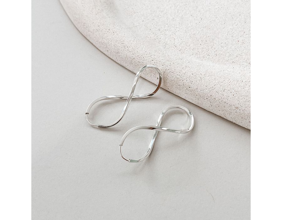 Argola Torcida Prata 925 - 8627 - MEDALS