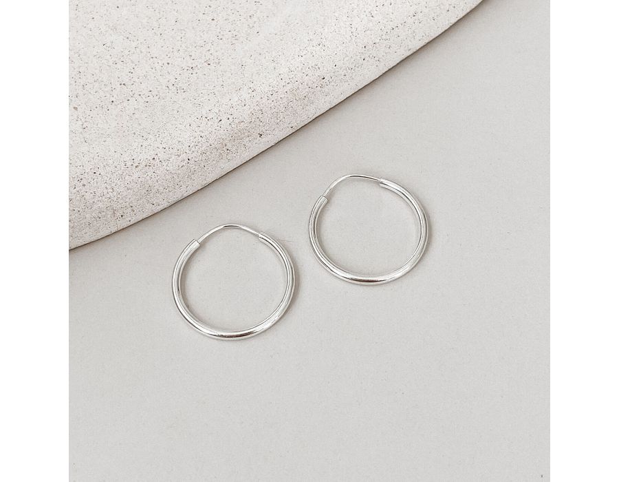 Argola P Prata 925 - 8631 - MEDALS