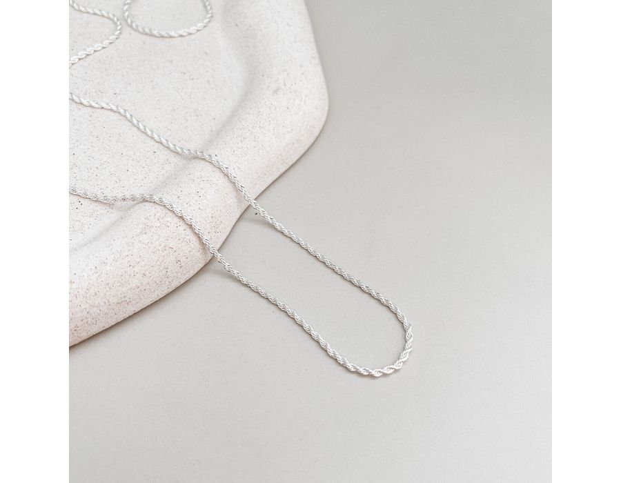 Corrente Cordão Baiano 60cm Prata 925 - 8216C - MEDALS