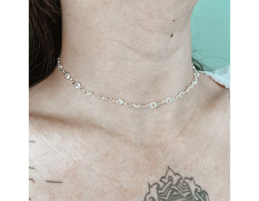 Choker Aurora G Prata 925 - 8603 - MEDALS