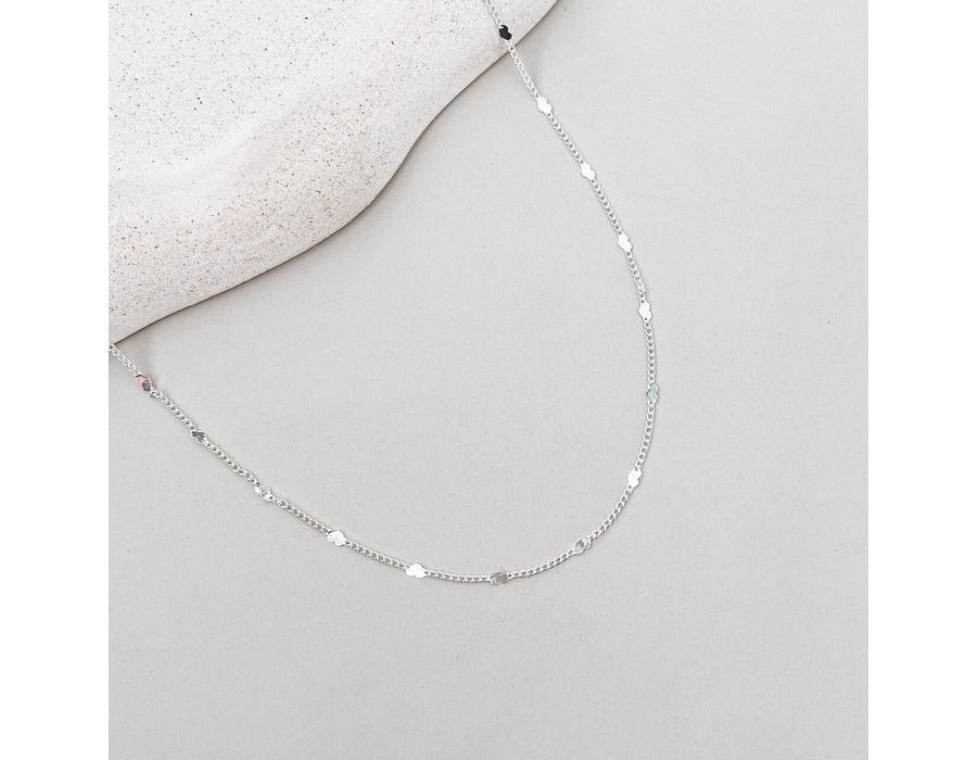 Choker Corações Prata 925 - 8634 - MEDALS