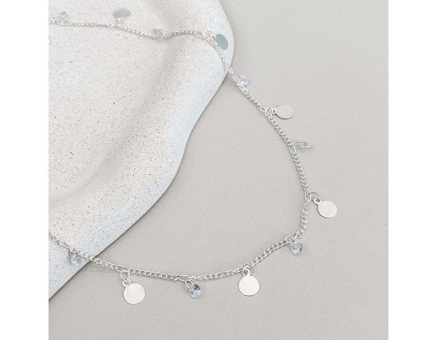 Choker Medals com Zircônias Prata 925 - 8606 - MEDALS