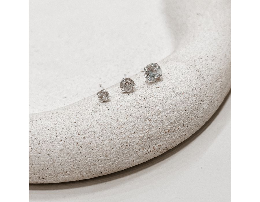 Trio Zircônias Prata 925 - 9025 - MEDALS