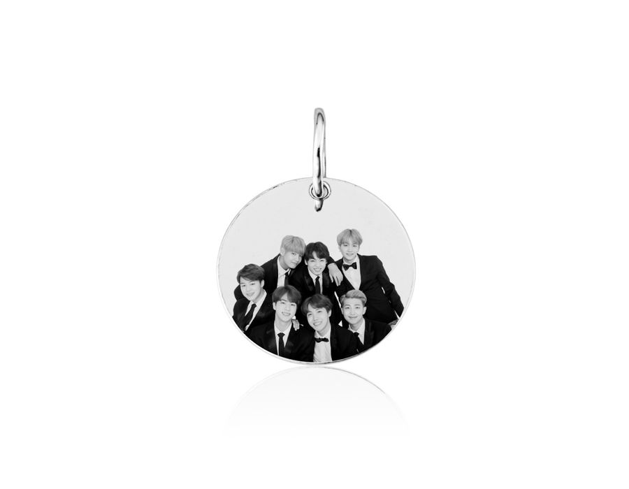 Pingente BTS K-pop de Prata 925 - 1136 - MEDALS STORE