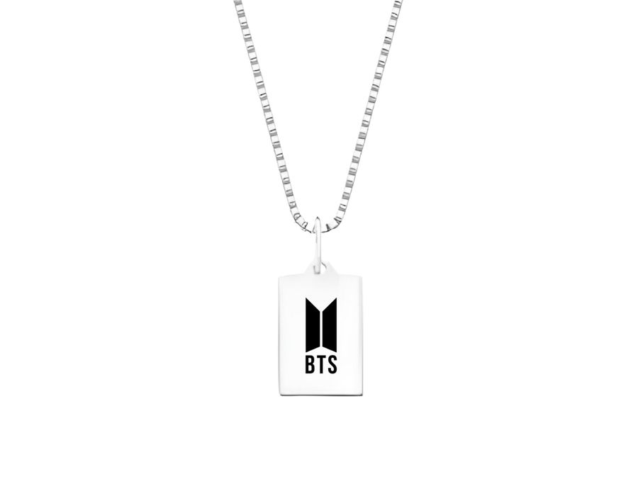 Colar BTS de Prata 925 - 1135 - MEDALS STORE