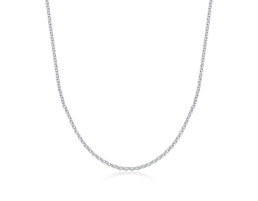  Colar Corrente De Prata Elo Português 40cm - 2072 - MEDALS STORE